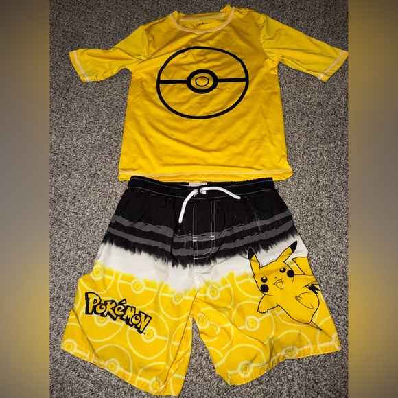 Pokemon Other - Pokémon Swim Set for Boys size 8